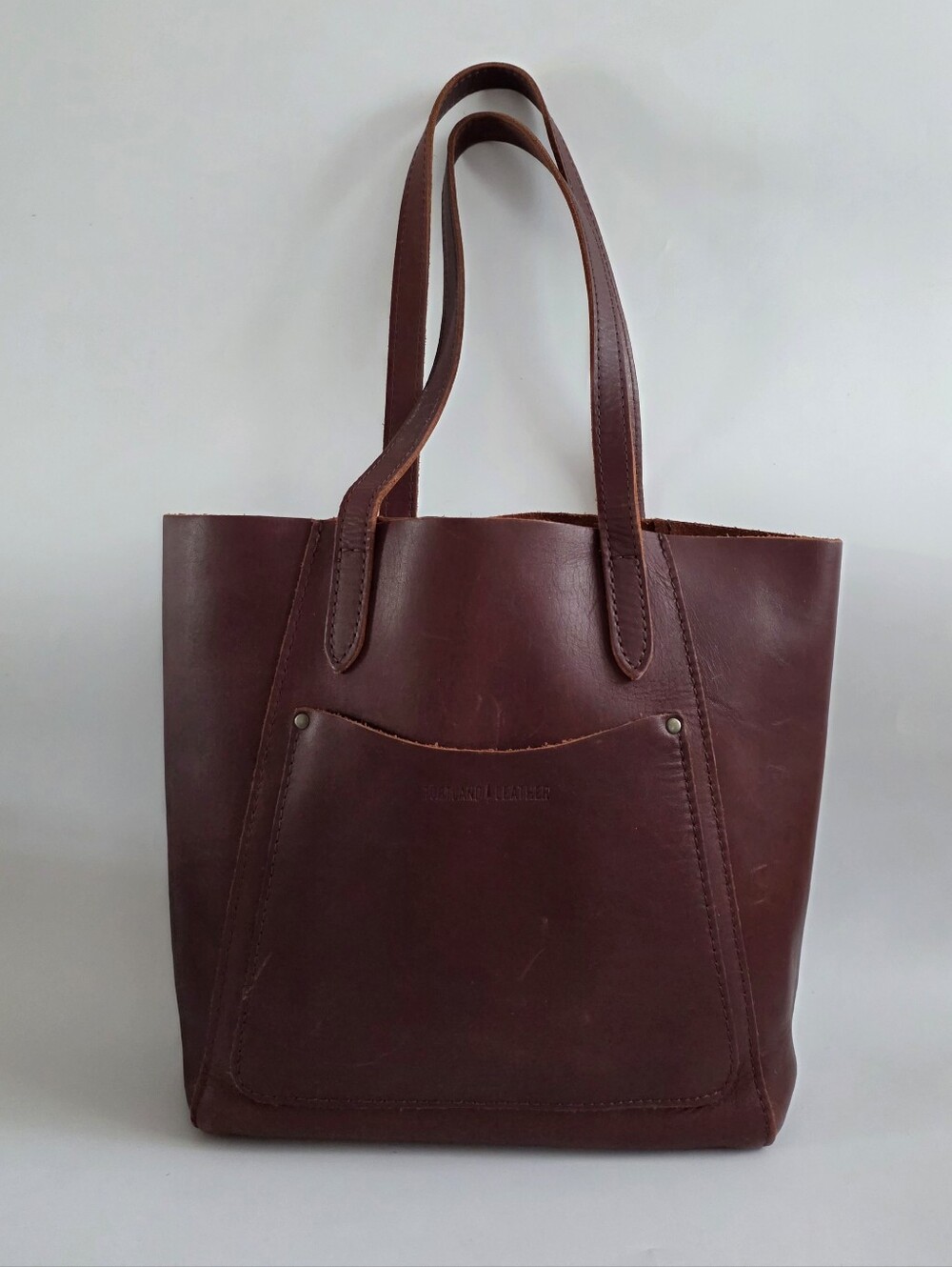 Portland Leather Juliette Tote Brown Large